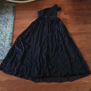 Navy bridesmaid dress- j. Crew